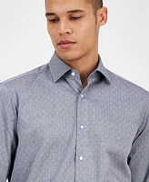 Hugo Boss Men's Valerio Long Sleeve Button-Front Geo Print Shirt