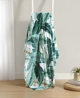 Tommy Bahama Home Classic Palms Ultra Soft Plush Fleece Blanket