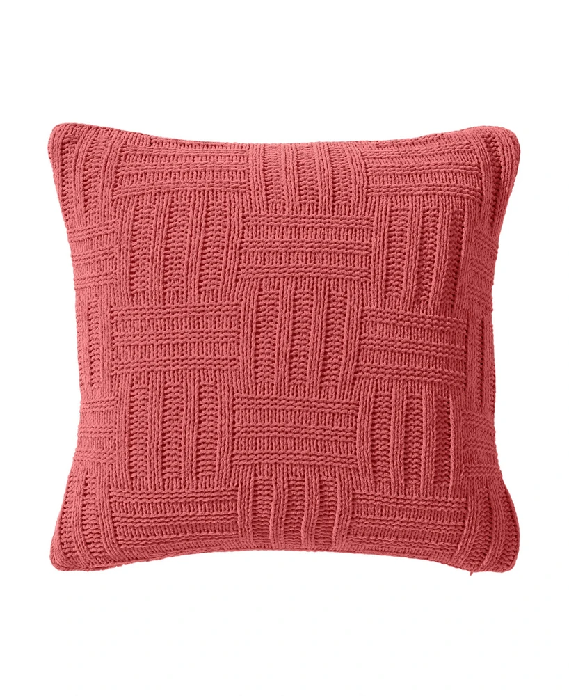Tommy Bahama Home Chain Basket Knit Decorative Pillow, 20" x 20"