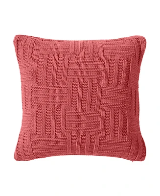 Tommy Bahama Home Chain Basket Knit Decorative Pillow, 20" x 20"