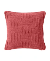 Tommy Bahama Home Chain Basket Knit Decorative Pillow, 20" x 20"