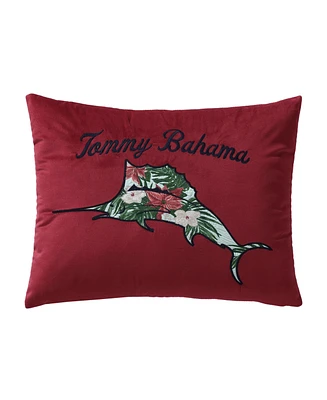 Tommy Bahama Home Holiday Marlin Velvet Decorative Pillow, 15" x 20"