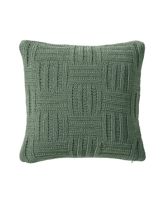 Tommy Bahama Home Chain Basket Knit Decorative Pillow, 20" X