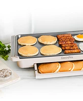 GreenPan Advanced Electric Griddle with Warming Drawer