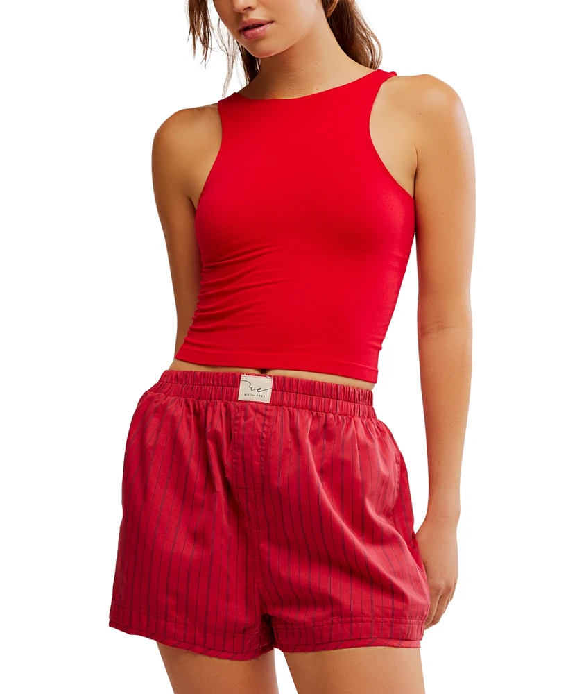 Free People Women's Clean Lines Cropped Camisole Top