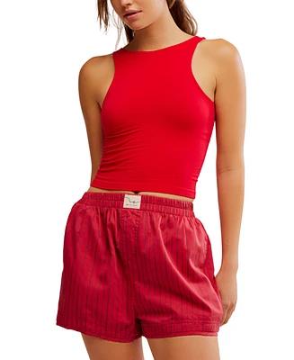 Free People Women's Clean Lines Cropped Camisole Top