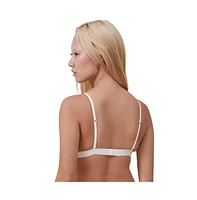 Cotton On Women's Everyday Lace Triangle Padded Bralette
