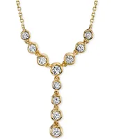 Sirena Energy Diamond Lariat (1/2 ct. t.w.) Necklace 14k White or Yellow Gold