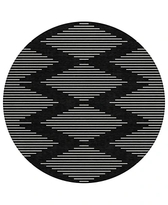 Addison Chantille Machine Washable ACN1016 8'x8' Round Area Rug