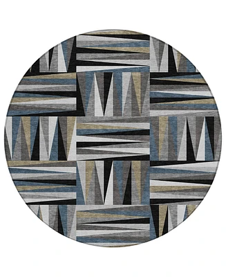 Addison Chantille Machine Washable ACN1012 8'x8' Round Area Rug