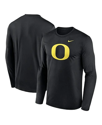 Nike Men's Black Oregon Ducks Primetime Primary Legend Long Sleeve T-Shirt