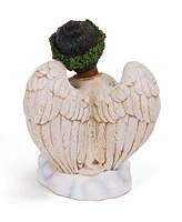 Napco Angel Kneeling with Lamb Figurine