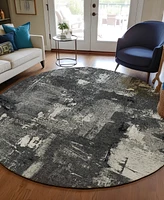 Addison Chantille Machine Washable ACN989 8'x8' Round Area Rug