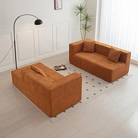 105.5" Modular L-Shaped Sectional Floor Couch, Deep Seat Tufted Comfy Sofa set with Chaise for Living Room