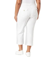 Gloria Vanderbilt Plus Shape Effect Wide-Leg Cropped Pants