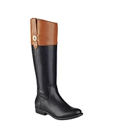 Tommy Hilfiger Women's Shano Riding Style Round Toe Boots