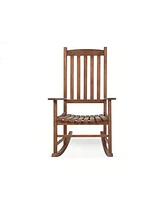 Streamdale Furniture Outdoor Rocking Chair Patio Rocker Brown