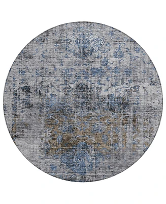 Addison Chantille Machine Washable ACN1144 8'x8' Round Area Rug