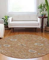 Addison Chantille Machine Washable ACN1137 8'x8' Round Area Rug