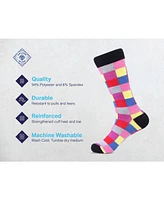 Gallery Seven Men's Swish Colorful Dress Socks 12 Pack