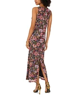 Vince Camuto Women's Floral-Print Sleeveless Maxi Dress