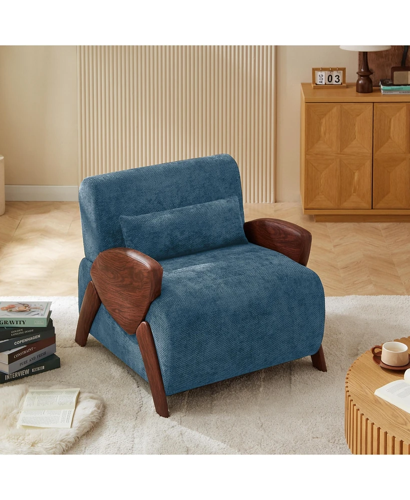 Streamdale Furniture Modern Accent Armchair with Plush Cushioning, Comfortable Armrests, and Stylish Design for Living Room, Bedroom