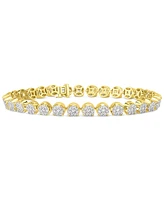 Men's Diamond Flex Bracelet (5-1/2 ct. t.w.) in 10k Yellow Gold