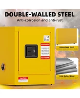 Flammable Safety Cabinet, Galvanized Steel, Laboratory Cabinets Explosion-Proof Cabinets Anti-Corrosion Chemical Reagents Instruments Protection Suppl