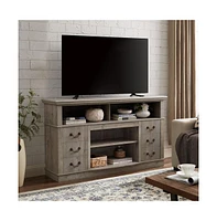 Slickblue Traditional Farmhouse Tv Media Stand Rustic Entertainment Console for TVs Up to 65"