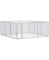 PawHut Dog Playpen, Dog Exercise Pen Dog Run Enclosure, 227.5 Sq. Ft