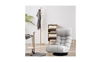 Reclining Chair With Adjustable Lazy Sofa for Tatami, Balcony, and Leisure Use, Perfect for Relaxation