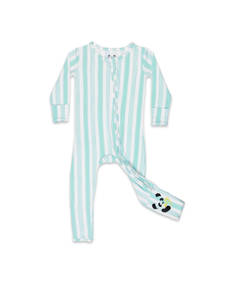 Bellabu Bear Baby Unisex Slumber Stripes Convertible Footie