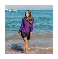 Calypsa Women's Mid-Thigh Swim Shorts