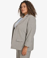 Calvin Klein Plus Open-Front Blazer