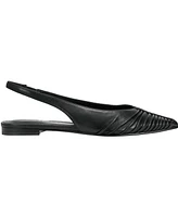 Marc Fisher Ltd Women's Dalatee Ruched Slingback Flats