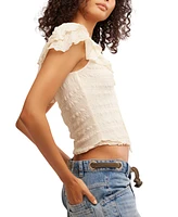 Free People Women's Love You More Ruffle Top