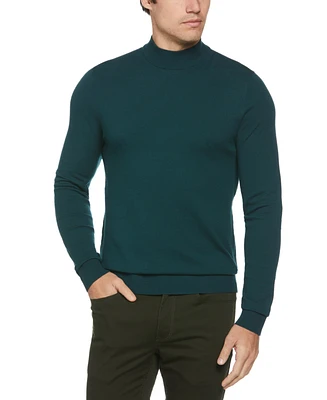 Perry Ellis Men's Long Sleeve Mock Neck Pullover Sweater