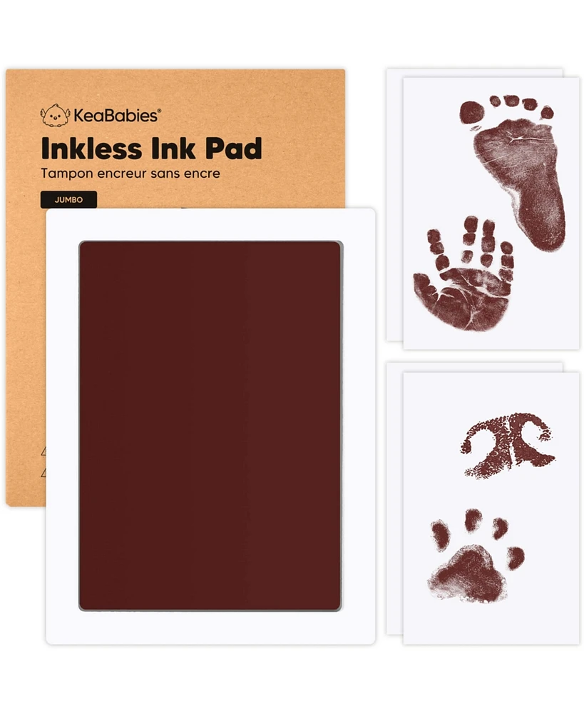 KeaBabies 1pk Inkless Ink Pad for Baby Hand and Footprint , Clean Touch Dog Paw, Dog