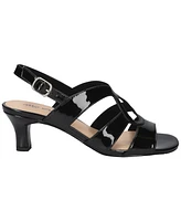 Easy Street Women's Zella Kitten Heel Sandals