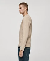 Mango Men's Eu Regular-Fit Knitted Sweater