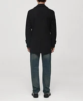 Mango Men's Double-Breasted Wool Coat