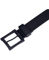 Mio Marino Men's Solid Casual Prong Belt