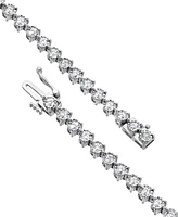 Diamond Tri Prong-Set Tennis Bracelet (2-3/8 ct. t.w.) in 10k White Gold