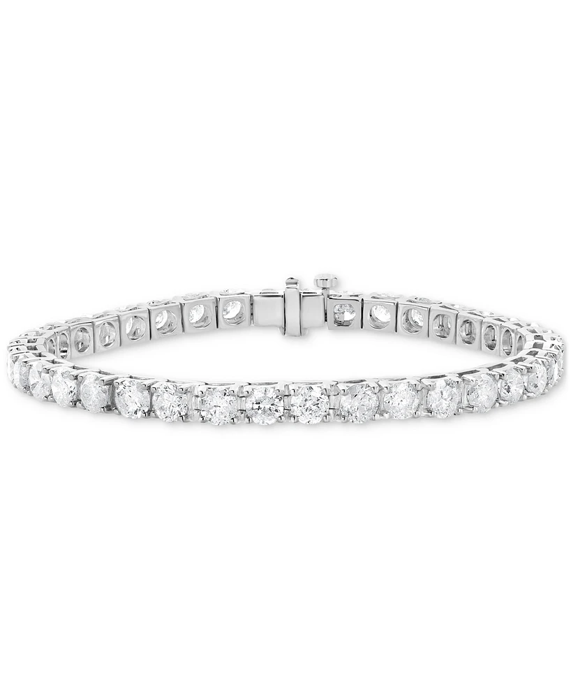 Diamond Prong-Set Tennis Bracelet (12 ct. t.w.) in 14k White Gold