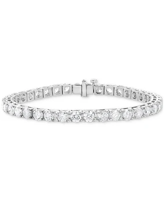 Diamond Prong-Set Tennis Bracelet (12 ct. t.w.) in 14k White Gold