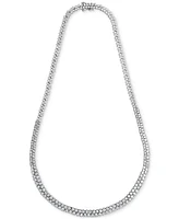 Diamond Double Row 18" Necklace (10 ct. t.w.) in 14k White Gold