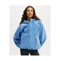 Cotton On Women's Active Sherpa Hoodie