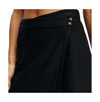 Cotton On Women's Fleece Lined Wrap Skirt