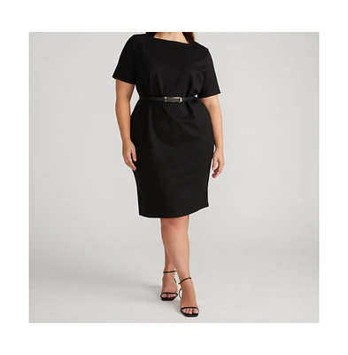 Universal Standard Plus Envelope Neck Ponte Dress