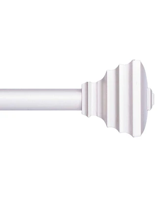 Kenney Fast Fit Easy Install Jayden 3/4" Decorative Window Curtain Rod